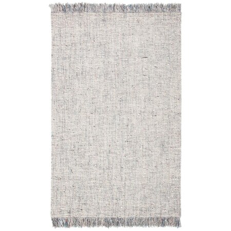 Safavieh 4 x 6 ft. Vermont Contemporary Rectangle Hand Loomed Rug Light Grey & Ivory VRM701G-4